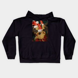 funny animal Christmas Kids Hoodie